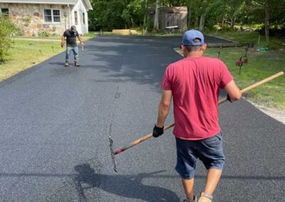 Asphalt Paving Driveway After