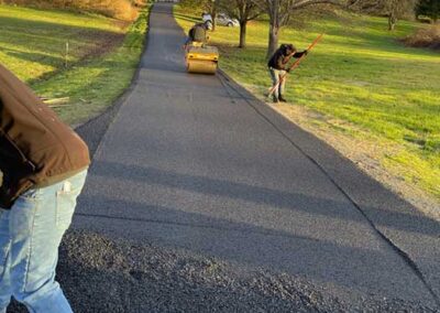 Asphalt Paving Very Large Driveway